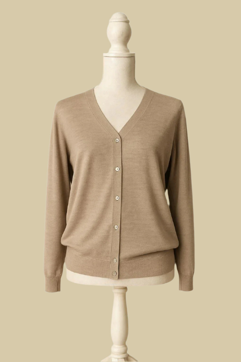 Veera Lightweight Cardigan By Celica (Beige)