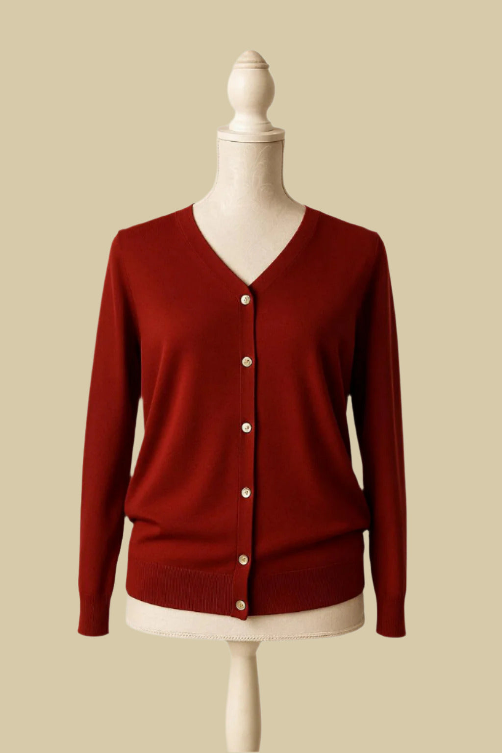 Veera Lightweight Cardigan By Celica (Red)