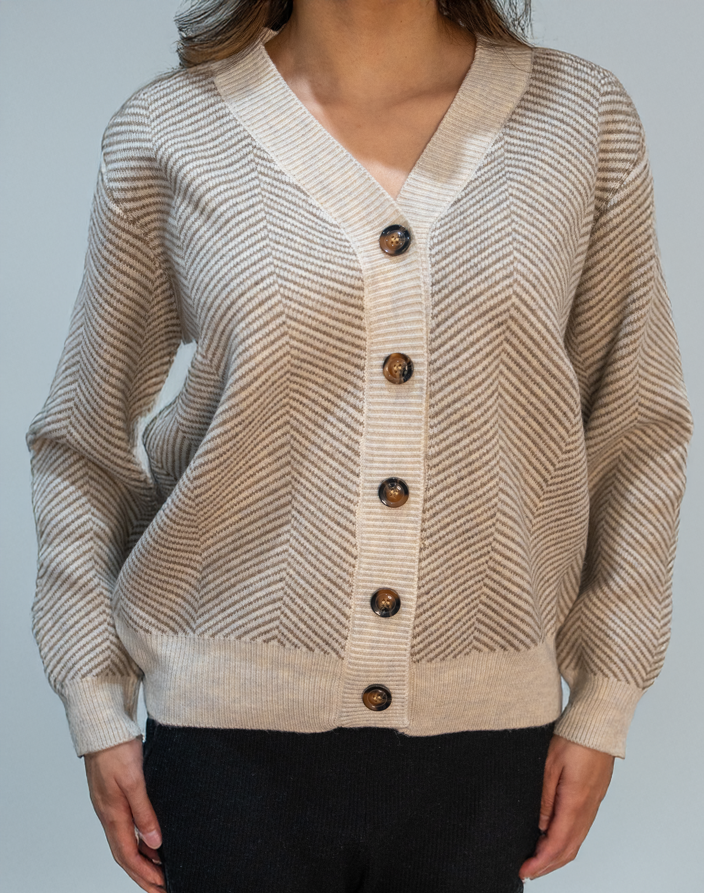 Celia Designer Sweater By Celica (Beige)