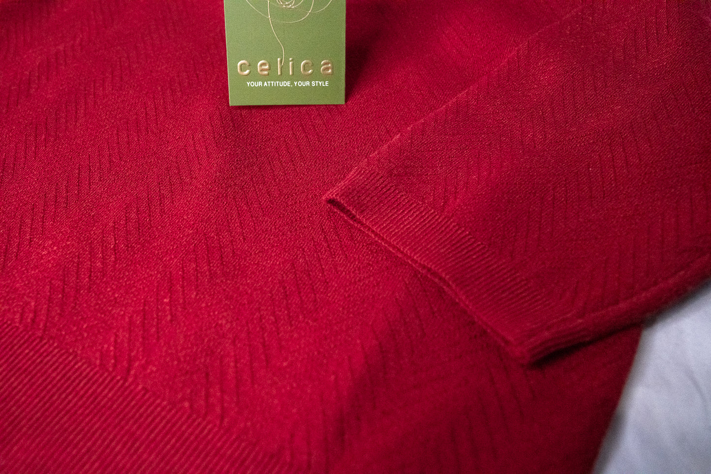 Aire Half Sleeve Blouse By Celica (Red)