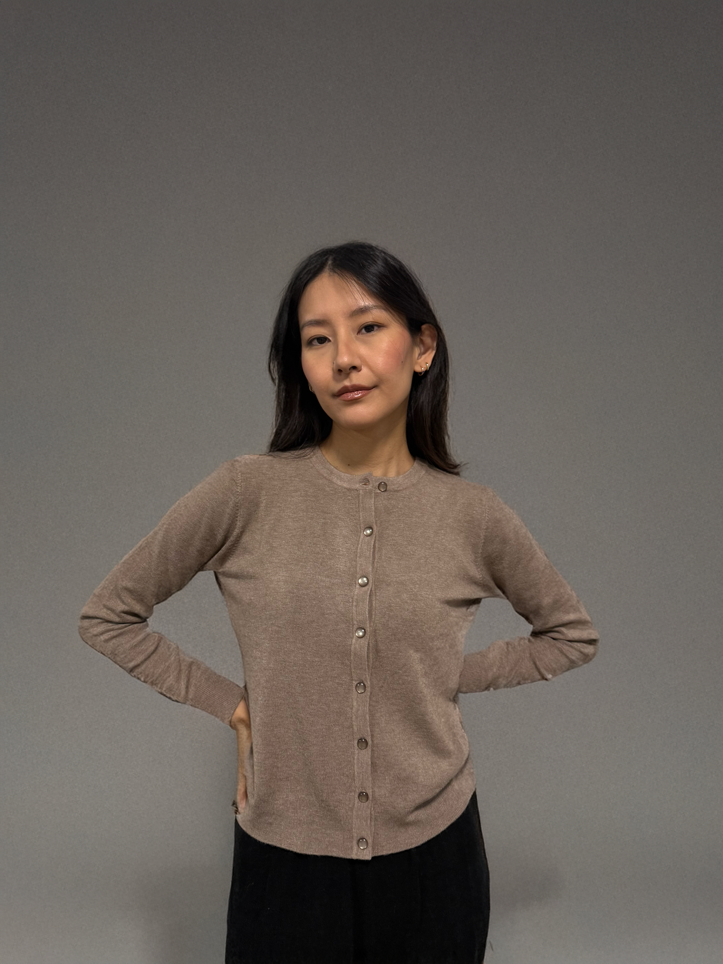 Luna Cardigan By Celica (Sand Beige)