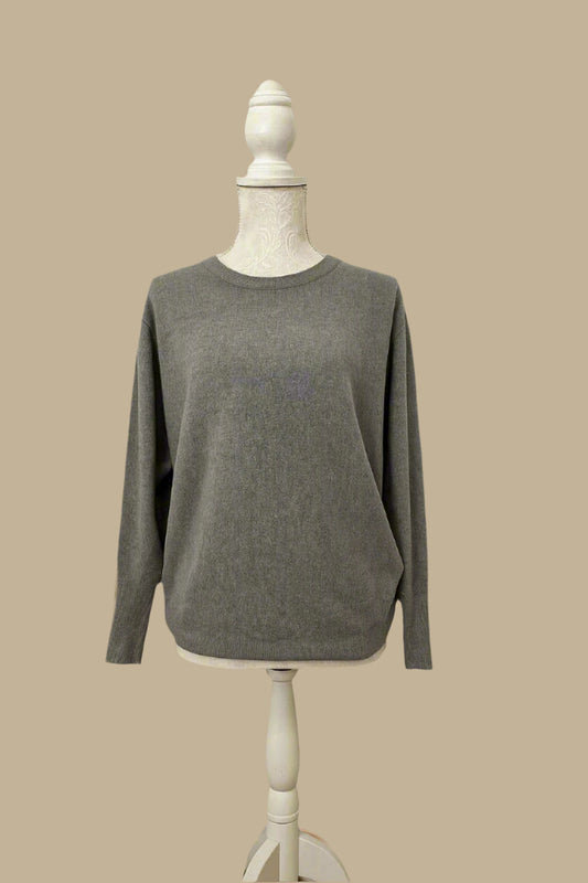 Yuna Loose-fit Sweater By Celica (Grey)