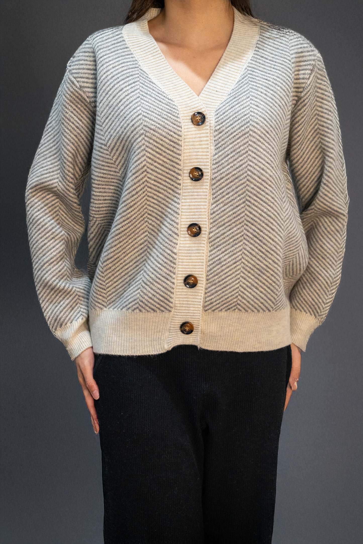 Celia Designer Sweater By Celica (Grey)