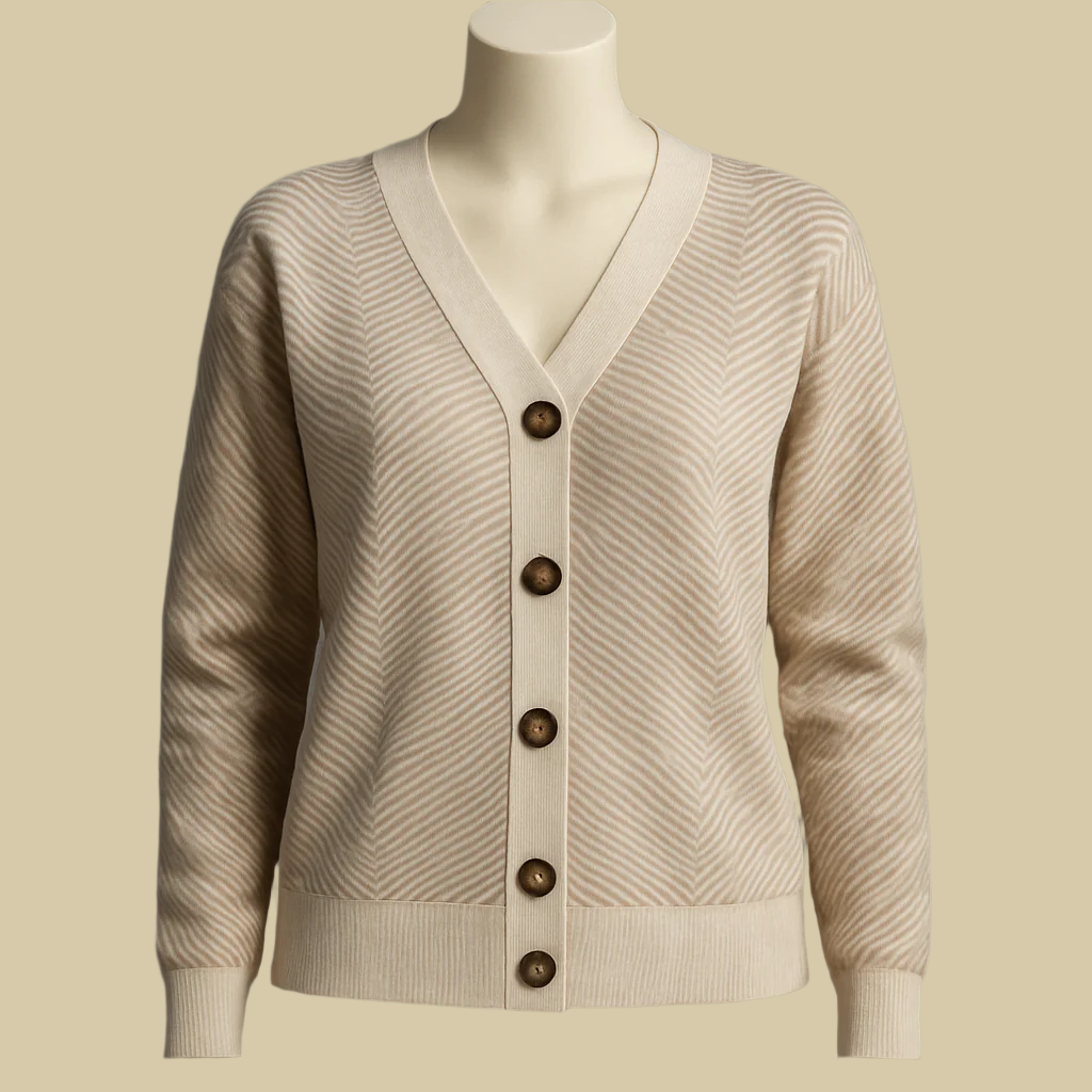 Celia Designer Sweater By Celica (Beige)