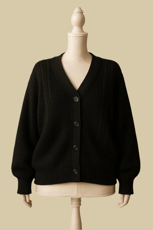 Ezra Knitted Sweater By Celica (Black)