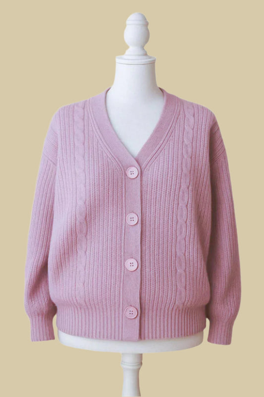 Ezra Knitted Sweater By Celica (Pink)